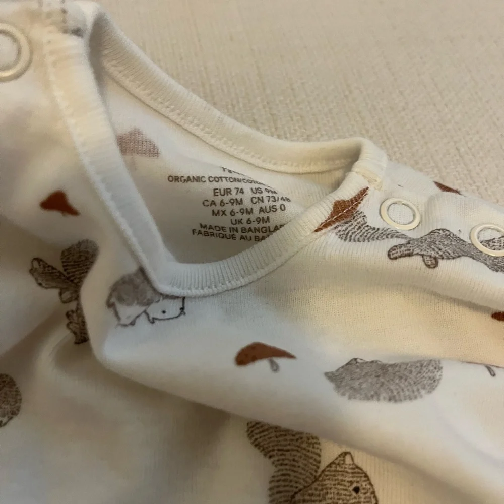 H&M woodland onesie and hat